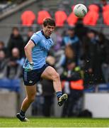 14 April 2024; Michael Fitzsimons of Dublin warms up before the Leinster GAA Football Senior Championship quarter-final match between Dublin and Meath at Croke Park in Dublin. Photo by Brendan Moran/Sportsfile
