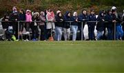 14 April 2024; Supporters look on during the Cusack Cup final match between Edenderry and Navan during the Bank of Ireland Leinster Rugby Women Finals Day at Balbriggan RFC in Dublin. Photo by Ben McShane/Sportsfile
