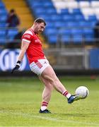 14 April 2024; Sam Mulroy of Louth during the Leinster GAA Football Senior Championship quarter-final match between Louth and Wexford at Laois Hire O’Moore Park in Portlaoise, Laois. Photo by Piaras Ó Mídheach/Sportsfile