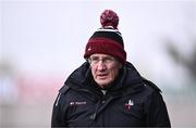 14 April 2024; Louth selector Niall Moyna during the Leinster GAA Football Senior Championship quarter-final match between Louth and Wexford at Laois Hire O’Moore Park in Portlaoise, Laois. Photo by Piaras Ó Mídheach/Sportsfile