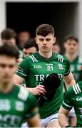 14 April 2024; Darragh McGurn of Fermanagh before the Ulster GAA Football Senior Championship quarter-final match between Fermanagh and Armagh at Brewster Park in Enniskillen, Fermanagh. Photo by Ramsey Cardy/Sportsfile