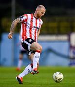12 April 2024; Mark Connolly of Derry City during the SSE Airtricity Men's Premier Division match between Drogheda United and Derry City at Weavers Park in Drogheda, Louth. Photo by Ramsey Cardy/Sportsfile