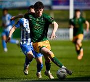 5 April 2024; Mikey Raggett of UCD during the SSE Airtricity Men's First Division match between Finn Harps and UCD at Finn Park in Ballybofey, Donegal. Photo by Ramsey Cardy/Sportsfile