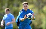 15 April 2024; Lee Barron during a Leinster Rugby squad training session at UCD in Dublin. Photo by Seb Daly/Sportsfile