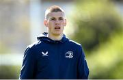 15 April 2024; Sam Prendergast during a Leinster Rugby squad training session at UCD in Dublin. Photo by Seb Daly/Sportsfile
