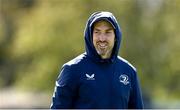 15 April 2024; Backs coach Andrew Goodman during a Leinster Rugby squad training session at UCD in Dublin. Photo by Seb Daly/Sportsfile