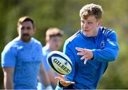 15 April 2024; Conor O'Tighearnaigh during a Leinster Rugby squad training session at UCD in Dublin. Photo by Seb Daly/Sportsfile