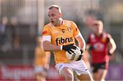 13 April 2024; Marc Jordan of Antrim during the Ulster GAA Football Senior Championship quarter-final match between Down and Antrim at Páirc Esler in Newry, Down. Photo by Ben McShane/Sportsfile