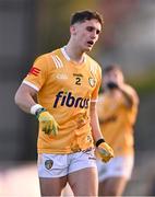 13 April 2024; Ronan Boyle of Antrim during the Ulster GAA Football Senior Championship quarter-final match between Down and Antrim at Páirc Esler in Newry, Down. Photo by Ben McShane/Sportsfile