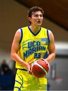 13 April 2024; Sasha French of UCD Marian during the InsureMyVan.ie Division 1 play-off final match between UCD Marian and Moy Tolka Rovers at the National Basketball Arena in Tallaght, Dublin. Photo by Tyler Miller/Sportsfile