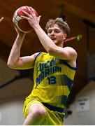 13 April 2024; Matthew McGrath of UCD Marian during the InsureMyVan.ie Division 1 play-off final match between UCD Marian and Moy Tolka Rovers at the National Basketball Arena in Tallaght, Dublin. Photo by Tyler Miller/Sportsfile