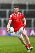 14 April 2024; Conall McKeever of Louth during the Leinster GAA Football Senior Championship quarter-final match between Louth and Wexford at Laois Hire O’Moore Park in Portlaoise, Laois. Photo by Sam Barnes/Sportsfile