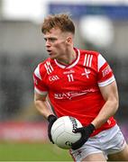 14 April 2024; Ciaran Keenan of Louth during the Leinster GAA Football Senior Championship quarter-final match between Louth and Wexford at Laois Hire O’Moore Park in Portlaoise, Laois. Photo by Sam Barnes/Sportsfile