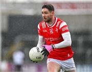 14 April 2024; Ciaran Downey of Louth during the Leinster GAA Football Senior Championship quarter-final match between Louth and Wexford at Laois Hire O’Moore Park in Portlaoise, Laois. Photo by Sam Barnes/Sportsfile