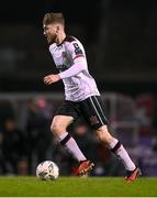 15 April 2024; Scott High of Dundalk during the SSE Airtricity Men's Premier Division match between Bohemians and Dundalk at Dalymount Park in Dublin. Photo by Stephen McCarthy/Sportsfile