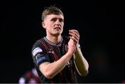15 April 2024; Cian Byrne of Bohemians after the SSE Airtricity Men's Premier Division match between Bohemians and Dundalk at Dalymount Park in Dublin. Photo by Stephen McCarthy/Sportsfile