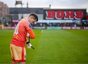 15 April 2024; Bohemians goalkeeper Kacper Chorazka before the SSE Airtricity Men's Premier Division match between Bohemians and Dundalk at Dalymount Park in Dublin. Photo by Stephen McCarthy/Sportsfile