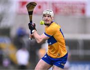 24 March 2024; Keith Smyth of Clare during the Allianz Hurling League Division 1 semi-final match between Clare and Tipperary at Laois Hire O'Moore Park in Portlaoise, Laois. Photo by Piaras Ó Mídheach/Sportsfile