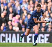 13 April 2024; Ross Byrne of Leinster during the Investec Champions Cup quarter-final match between Leinster and La Rochelle at the Aviva Stadium in Dublin. Photo by Sam Barnes/Sportsfile
