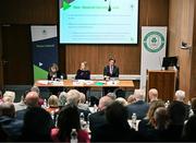 17 April 2024; A general view during the Olympic Federation of Ireland AGM event at Sport Ireland Conference Centre in Dublin. Photo by Sam Barnes/Sportsfile
