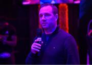 18 April 2024; League of Ireland director Mark Scanlon during the Virgin Media ELOI Finals at The Camden Sports Bar in Dublin. Photo by Tyler Miller/Sportsfile