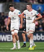 19 April 2024; Harry Sheridan, right, and Alan O'Connor of Ulster during the United Rugby Championship match between Ulster and Cardiff at the Kingspan Stadium in Belfast. Photo by Ramsey Cardy/Sportsfile