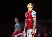 19 April 2024; Ruairí Keating of St Patrick's Athletic after the drawn SSE Airtricity Men's Premier Division match between St Patrick's Athletic and Waterford at Richmond Park in Dublin. Photo by Piaras Ó Mídheach/Sportsfile