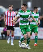 19 April 2024; Gary O'Neill of Shamrock Rovers during the SSE Airtricity Men's Premier Division match between Derry City and Shamrock Rovers at the Ryan McBride Brandywell Stadium in Derry. Photo by Stephen McCarthy/Sportsfile
