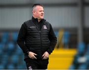 19 April 2024; Cobh Ramblers coach Damien Rowe before the SSE Airtricity Men's First Division match between Cobh Ramblers and Finn Harps at St Coleman's Park in Cobh, Cork. Photo by Michael P Ryan/Sportsfile