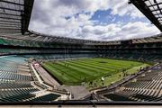 20 April 2024; A general view inside Twickenham Stadium, home of England Rugby, is seen prior to the Women's Six Nations Rugby Championship match between England and Ireland at Twickenham Stadium in London, England. Photo by Juan Gasparini/Sportsfile