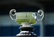 20 April 2024; A general view of the cup before the FAI Youth Cup final match between St Kevin’s FC, DDSL, and Pike Rovers, Limerick District League at Home Farm FC in Dublin. Photo by Michael P Ryan/Sportsfile