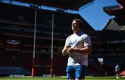 20 April 2024; Liam Turner of Leinster walks the pitch before the United Rugby Championship match between Emirates Lions and Leinster at Emirates Airline Park in Johannesburg, South Africa. Photo by Harry Murphy/Sportsfile