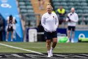 20 April 2024; Marlie Packer of England walks on the pitch prior to the Women's Six Nations Rugby Championship match between England and Ireland at Twickenham Stadium in London, England. Photo by Juan Gasparini/Sportsfile