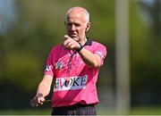 20 April 2024; Referee Cathal Mc Allister during the Electric Ireland Camogie Minor B All-Ireland semi-final match between Kerry and Kildare at Banagher in Offaly. Photo by Stephen Marken/Sportsfile