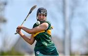 20 April 2024; Róisín Quinn of Kerry during the Electric Ireland Camogie Minor B All-Ireland semi-final match between Kerry and Kildare at Banagher in Offaly. Photo by Stephen Marken/Sportsfile