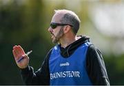 20 April 2024; Kildare manager Rob O'Neill during the Electric Ireland Camogie Minor B All-Ireland semi-final match between Kerry and Kildare at Banagher in Offaly. Photo by Stephen Marken/Sportsfile