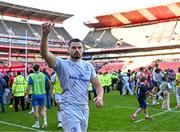20 April 2024; Max Deegan of Leinster after his side's defeat in the United Rugby Championship match between Emirates Lions and Leinster at Emirates Airline Park in Johannesburg, South Africa. Photo by Harry Murphy/Sportsfile