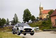 20 April 2024; William Creighton and Liam Regan of Ireland compete with their Ford Fiesta RC2 during Day Three of the FIA World Rally Championship Croatia 2024 in Zagreb, Croatia. Photo by Philip Fitzpatrick/Sportsfile