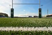 20 April 2024; A detailed view of the pitch before the United Rugby Championship match between Connacht and Zebre Parma at Dexcom Stadium in Galway. Photo by Sam Barnes/Sportsfile