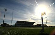 20 April 2024; (EDITORS NOTE: A special effects camera filter was used for this image.) A general view of Dexcom Stadium before the United Rugby Championship match between Connacht and Zebre Parma at Dexcom Stadium in Galway. Photo by Sam Barnes/Sportsfile