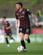 19 April 2024; Adam McDonnell of Bohemians during the SSE Airtricity Men's Premier Division match between Bohemians and Drogheda United at Dalymount Park in Dublin. Photo by Shauna Clinton/Sportsfile