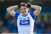20 April 2024; James Power of Waterford reacts after the half-time whistle is blown during the Munster GAA Football Senior Championship semi-final match between Waterford and Clare at Fraher Field in Dungarvan, Waterford. Photo by Tyler Miller/Sportsfile