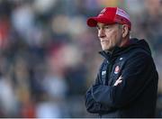 20 April 2024; Derry manager Mickey Harte during the Ulster GAA Football Senior Championship quarter-final match between Derry and Donegal at Celtic Park in Derry. Photo by Stephen McCarthy/Sportsfile