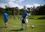 18 April 2024; Senior kitman Jim Bastick during a Leinster Rugby squad training session at St Peter's College in Johannesburg, South Africa. Photo by Harry Murphy/Sportsfile
