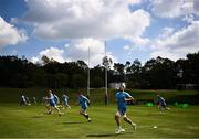 18 April 2024; Leinster players including Max Deegan during a Leinster Rugby squad training session at St Peter's College in Johannesburg, South Africa. Photo by Harry Murphy/Sportsfile
