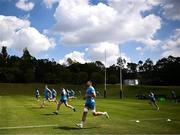 18 April 2024; Leinster players including Max Deegan during a Leinster Rugby squad training session at St Peter's College in Johannesburg, South Africa. Photo by Harry Murphy/Sportsfile