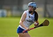 20 April 2024; Grace Ruxton of Cavan during the Electric Ireland All-Ireland Camogie Minor B Championship group semi-final 1 match between Cavan and Mayo at Duggan Park in Ballinasloe, Galway. Photo by Sam Barnes/Sportsfile