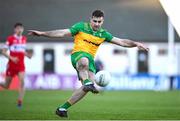 20 April 2024; Caolan McGonagle of Donegal during the Ulster GAA Football Senior Championship quarter-final match between Derry and Donegal at Celtic Park in Derry. Photo by Seb Daly/Sportsfile