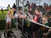 20 April 2024; Kerry goalkeeper Shane Ryan signs autographs for fans after after the Munster GAA Football Senior Championship semi-final match between Kerry and Cork at Fitzgerald Stadium in Killarney, Kerry. Photo by Brendan Moran/Sportsfile