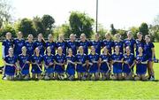 21 April 2024; The Wicklow team before the Electric Ireland All-Ireland Camogie Minor C semi-final match between Tyrone and Wicklow at Dunganny in Meath. Photo by Sam Barnes/Sportsfile